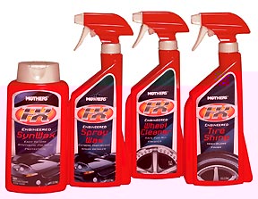 Mothers waxes and vehicle apparence products
